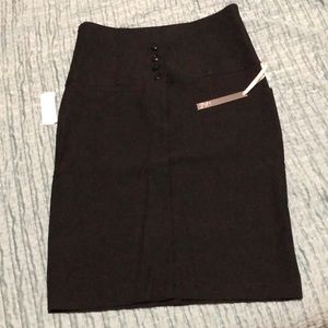 Black pencil skirt